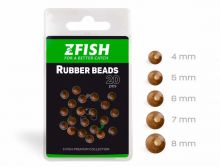 Korálky gumové Zfish Rubber Beads vel.8